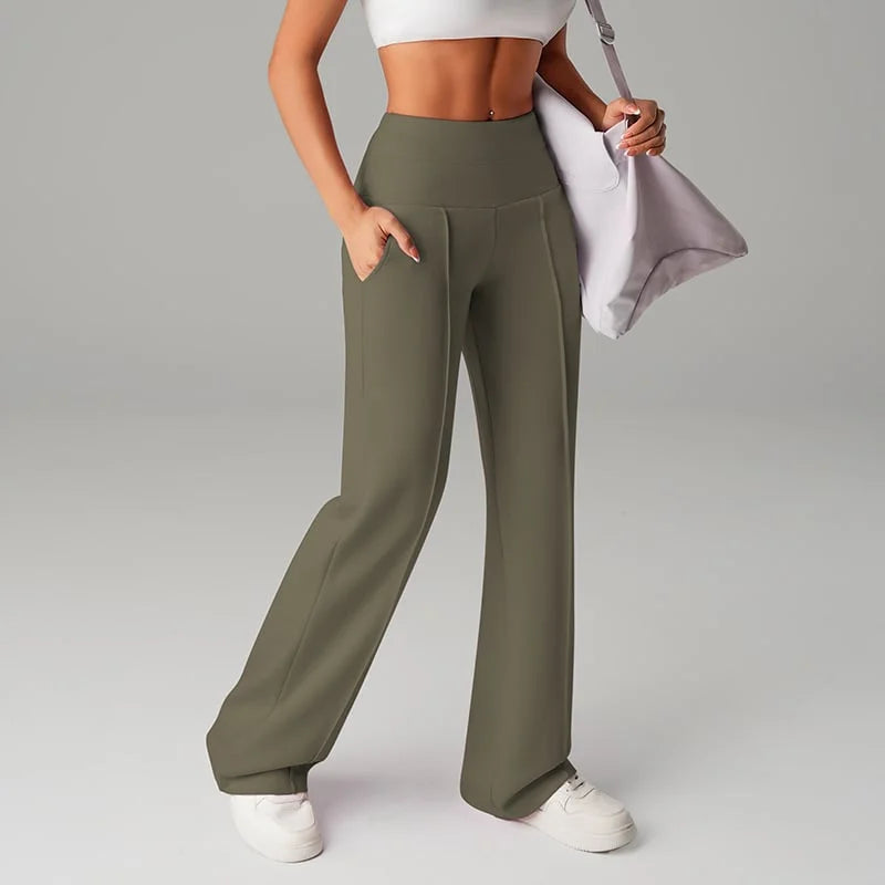 Liza | Breathable Trousers with Straight Legs
