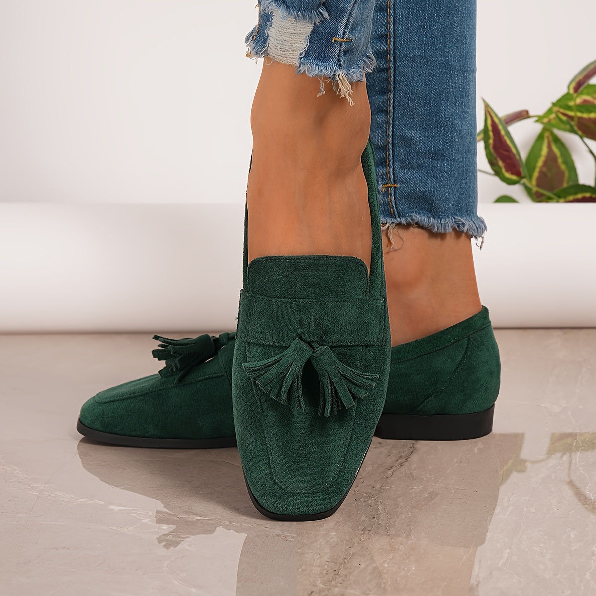 Solene | Comfort Tassel Loafers