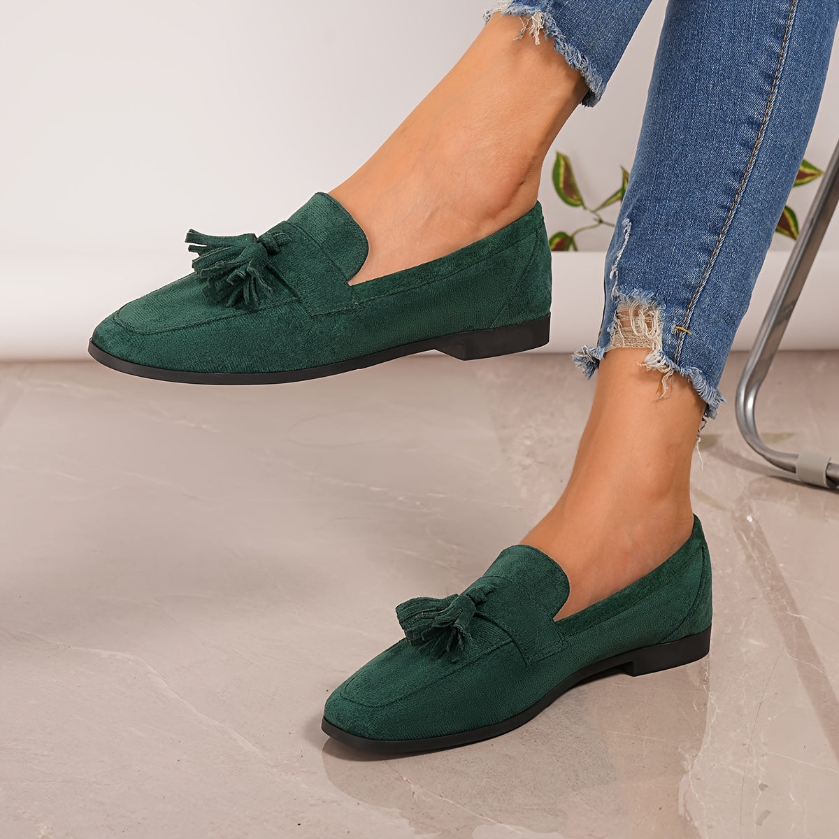 Solene | Comfort Tassel Loafers