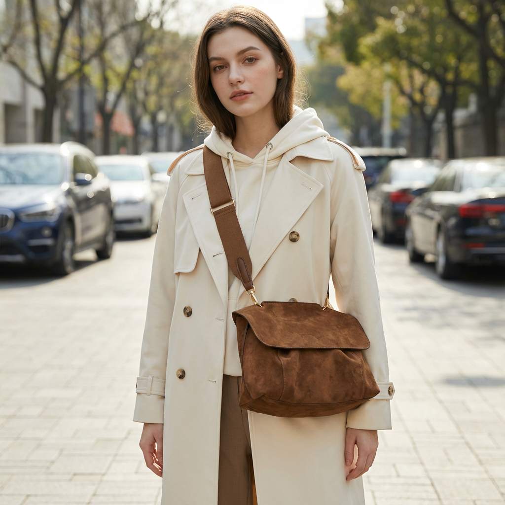Mayla | Soft Suede Everyday Crossbody Tote
