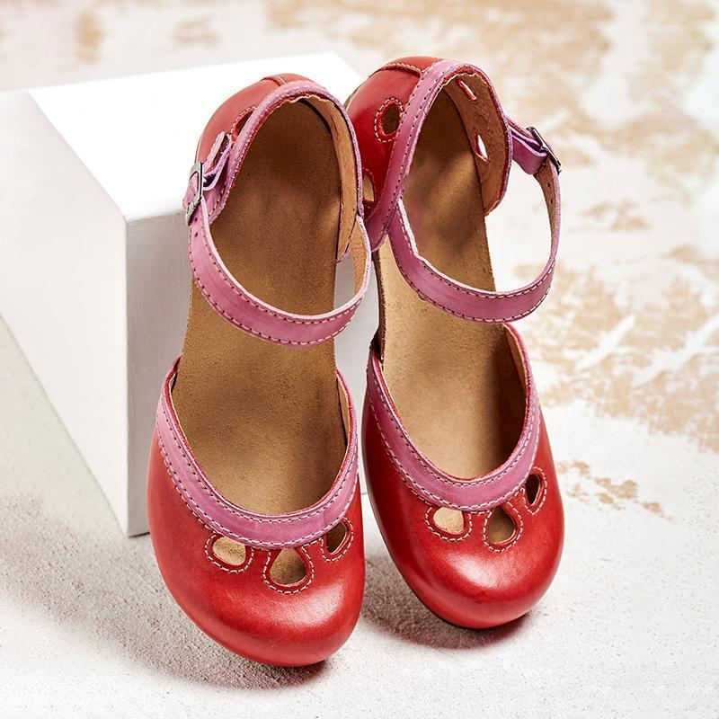 Charlotte | Orthopedic Low Heel Flat Sandals