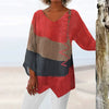 Helena | Casual Relaxed Fit Colorblock Top