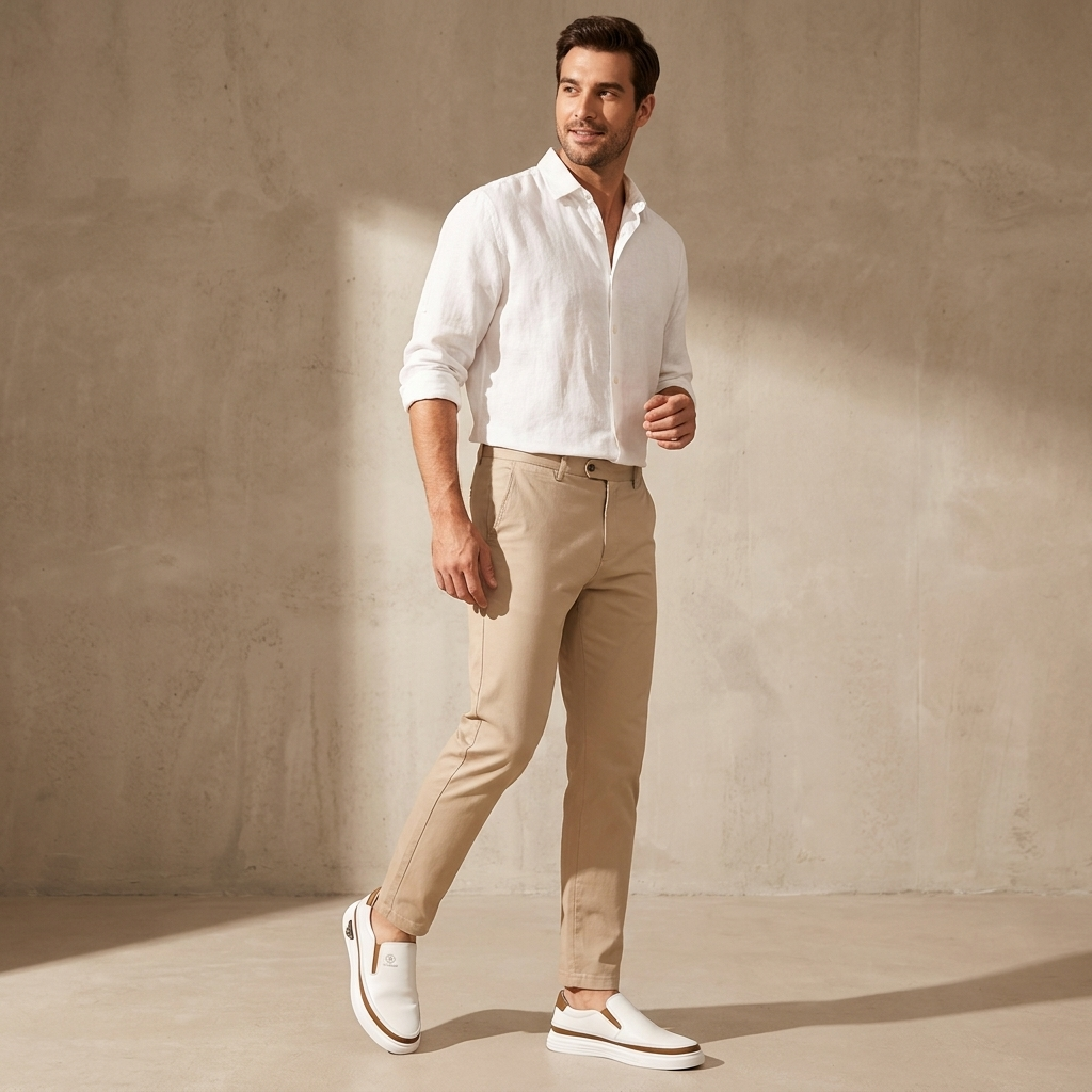 Thor | Men's Leather Slip-On Sneakers