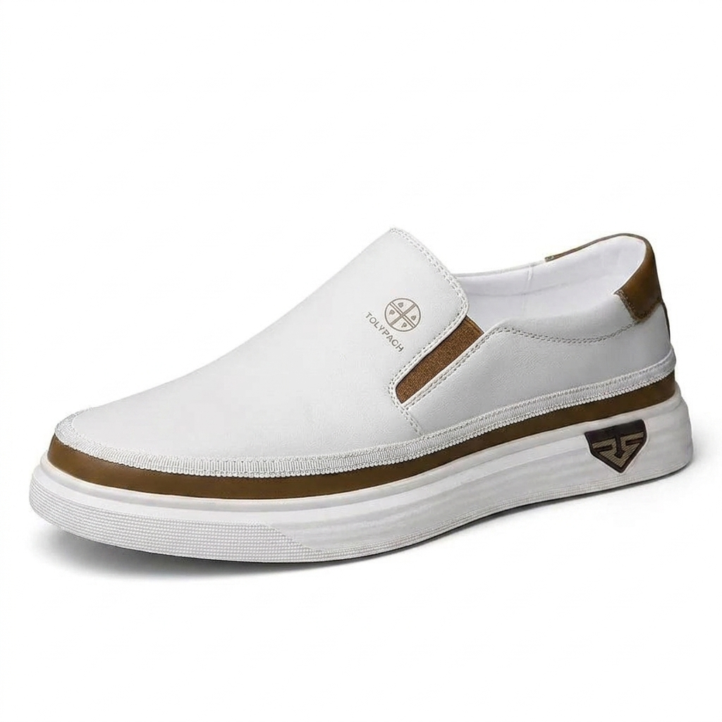 Thor | Men's Leather Slip-On Sneakers