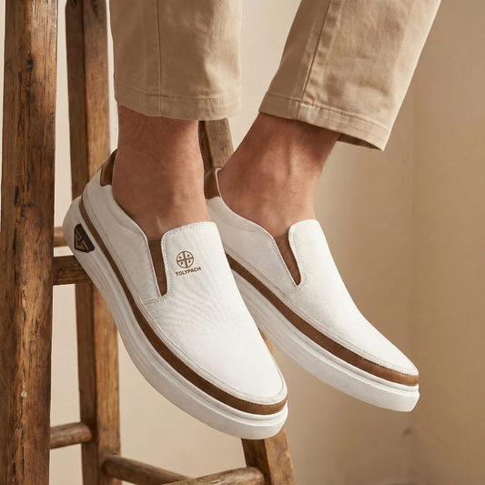 Thor | Men's Leather Slip-On Sneakers