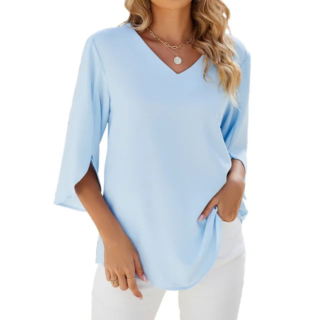 Belinda™ | V-Neck Blouse