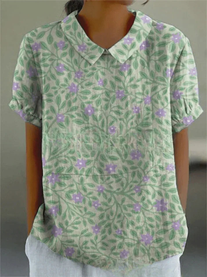Inga | Stylish Casual Floral Blouse