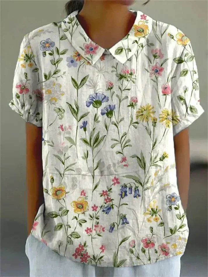 Inga | Stylish Casual Floral Blouse