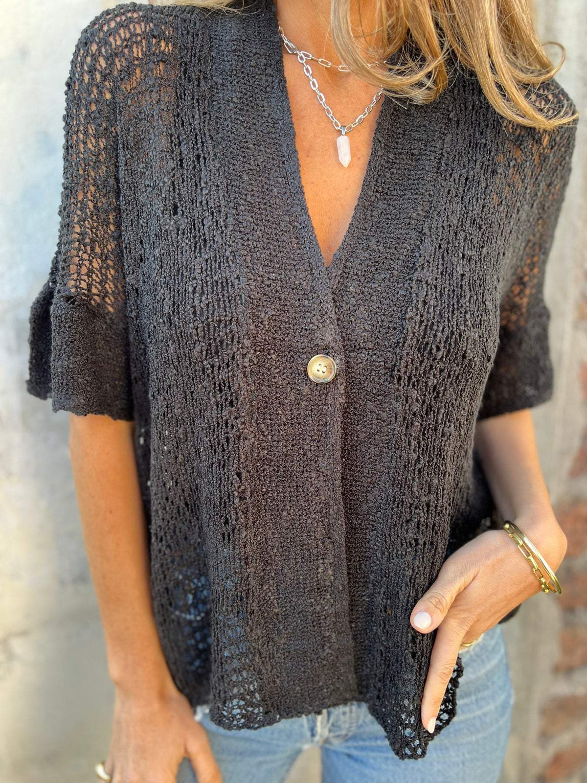 Barbara™ | Elegant Textured Top