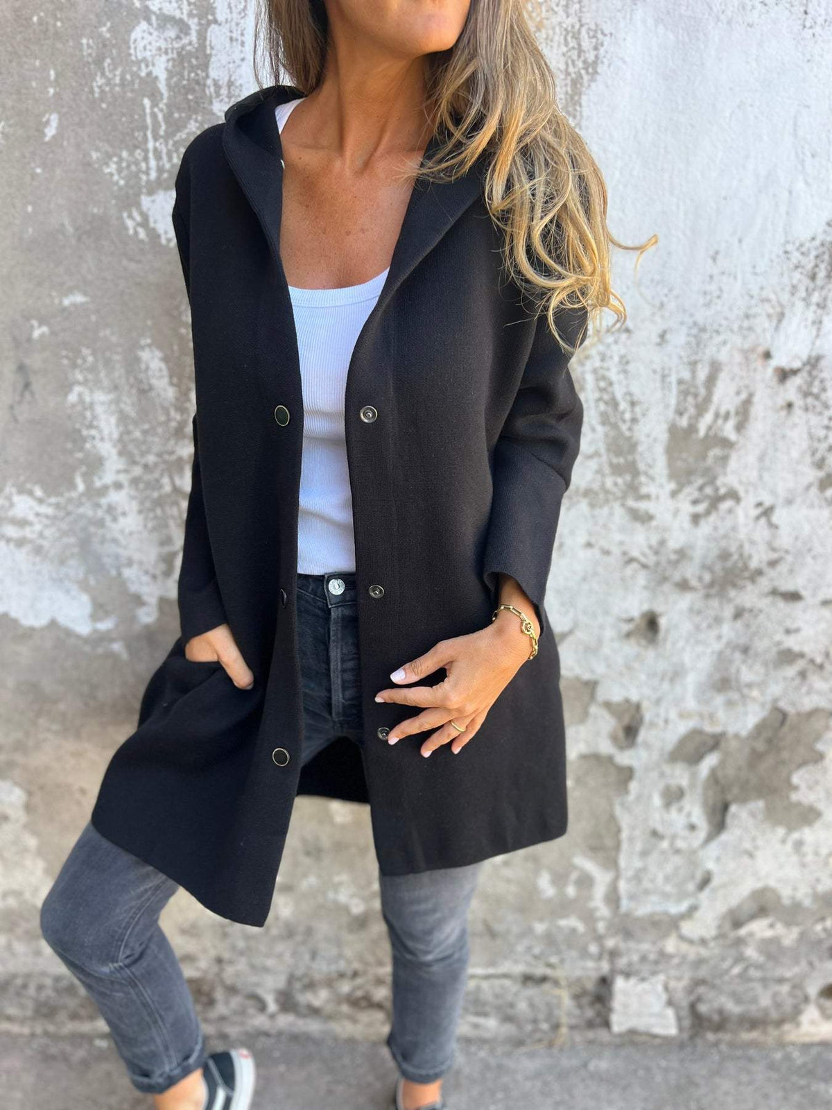 Jacqueline™ | Casual Hoodie Jacket with Buttons