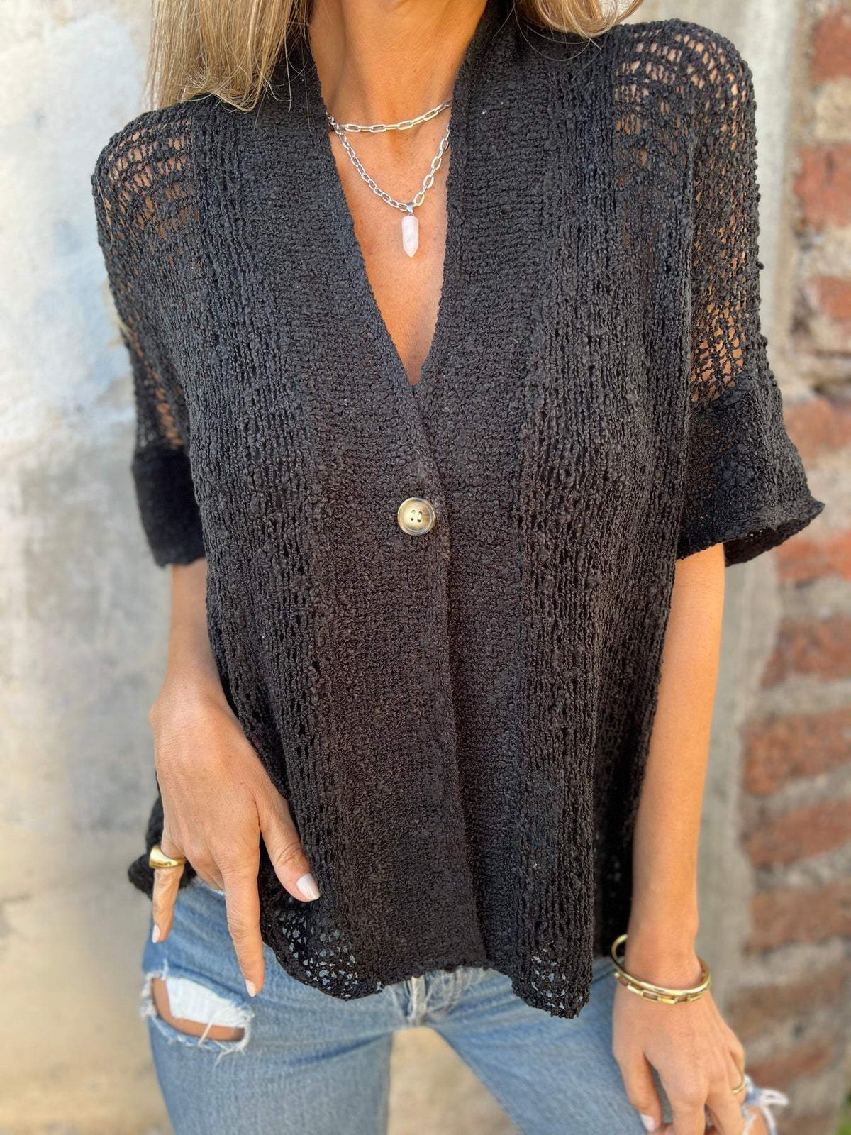 Barbara™ | Elegant Textured Top