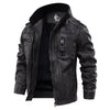 Brad | Collared Leather Jacket