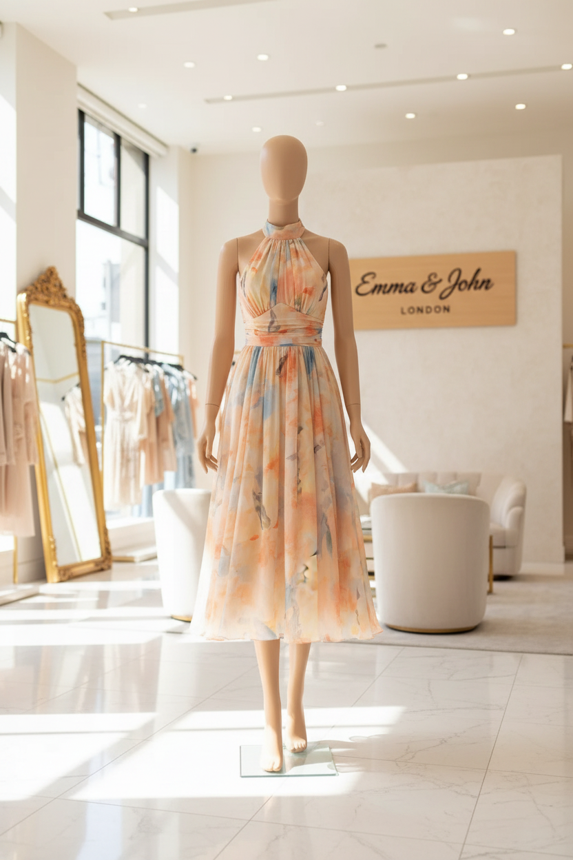 Esther™ | Halter Neck Dress