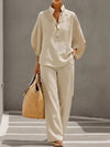 Elena | Linen Cotton Two-Piece Set