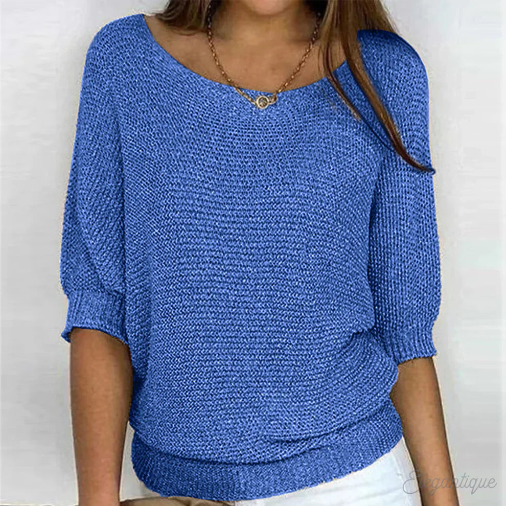 Julia | Loose-Fit Textured Knit Sweater