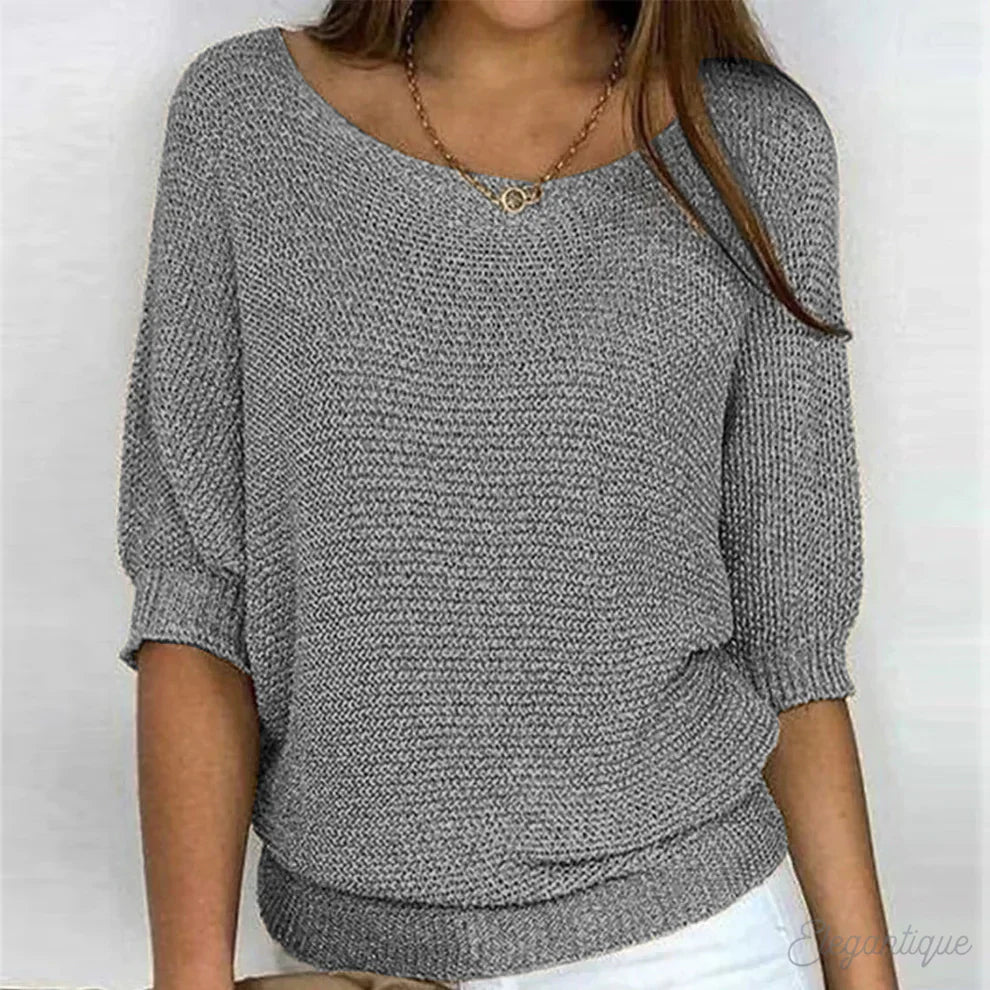 Julia | Loose-Fit Textured Knit Sweater