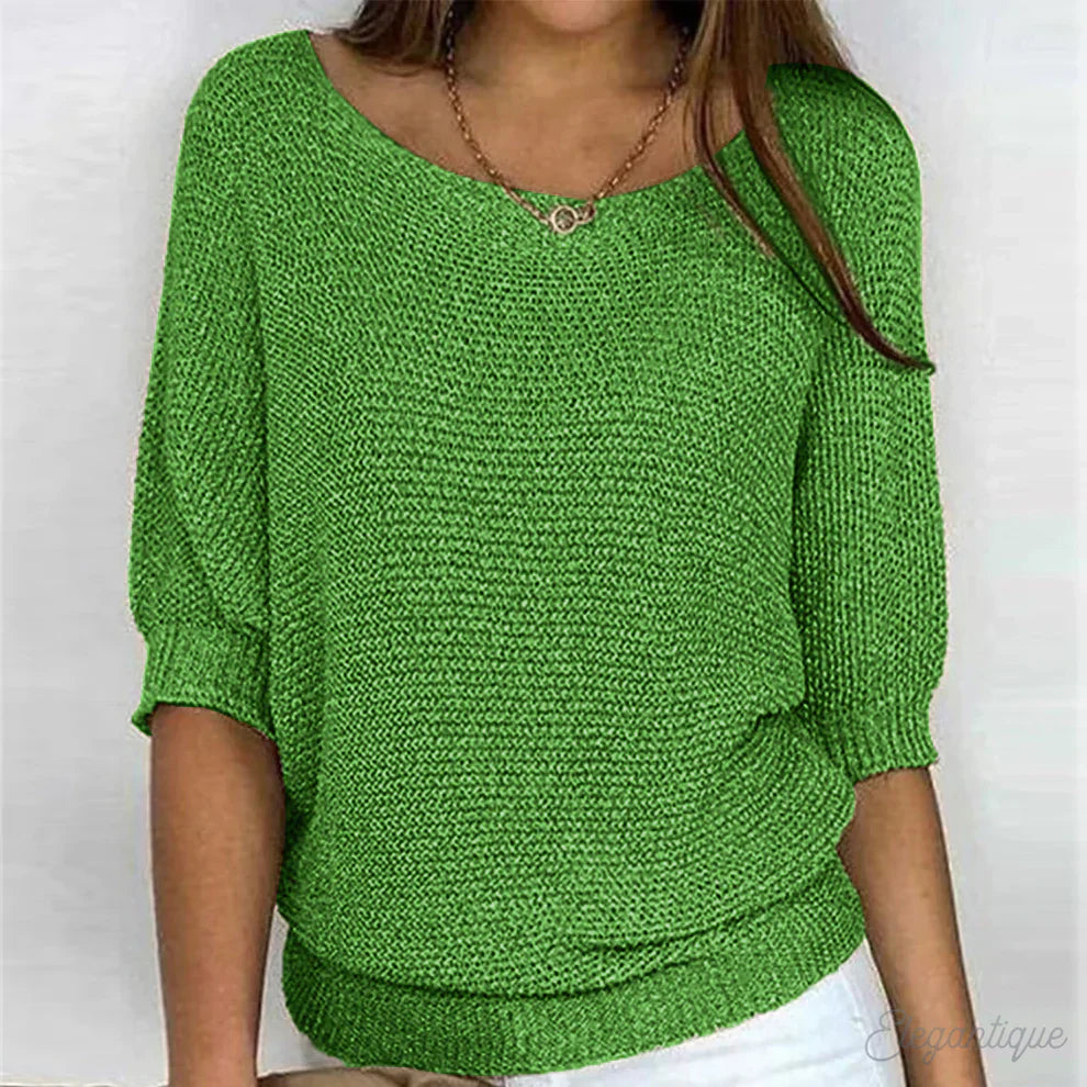 Julia | Loose-Fit Textured Knit Sweater
