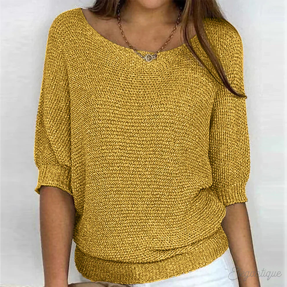 Julia | Loose-Fit Textured Knit Sweater