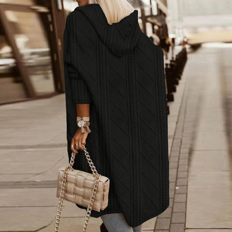 Johani | Long Hooded Cardigan